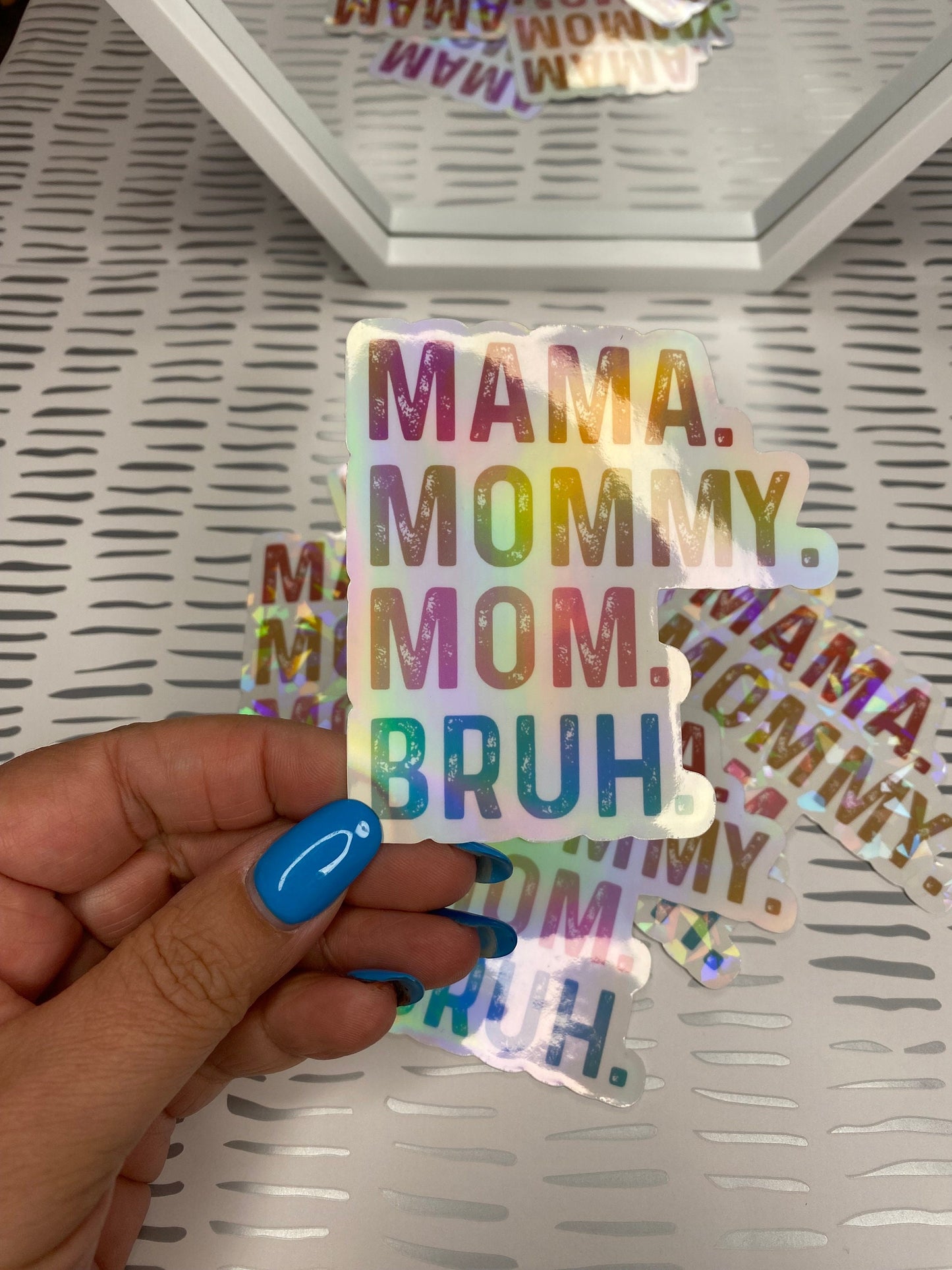 Mama. Mommy. Mom. Bruh. Dada. Daddy. Dad. Dude. | Parent Sticker Pack