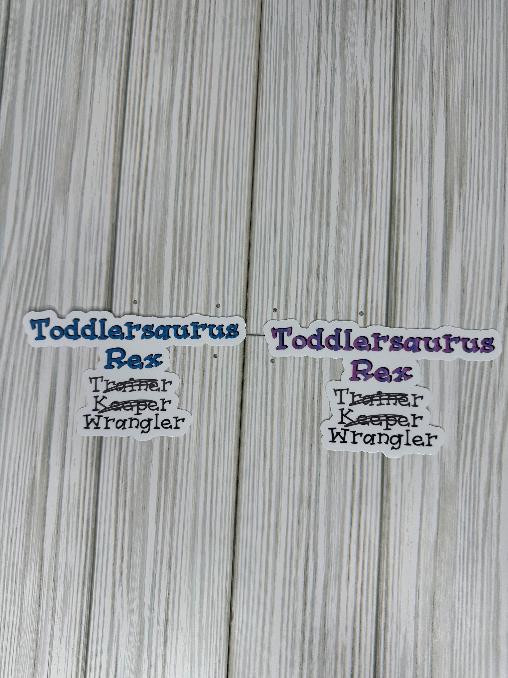 Roar-some Vinyl Sticker for Little Ones | Toddlersaurus Rex Wrangler