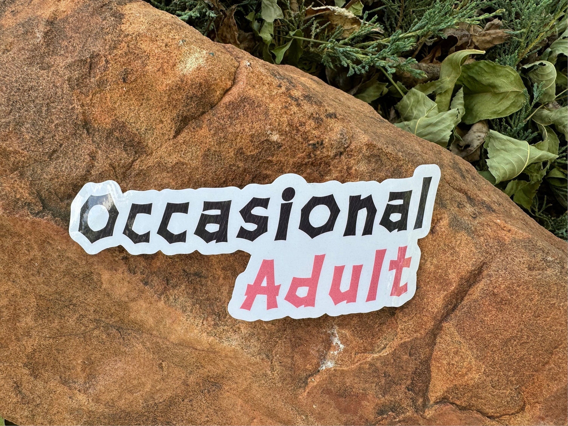 Occasional Adult Sticker | Vinyl Waterproof Sticker
