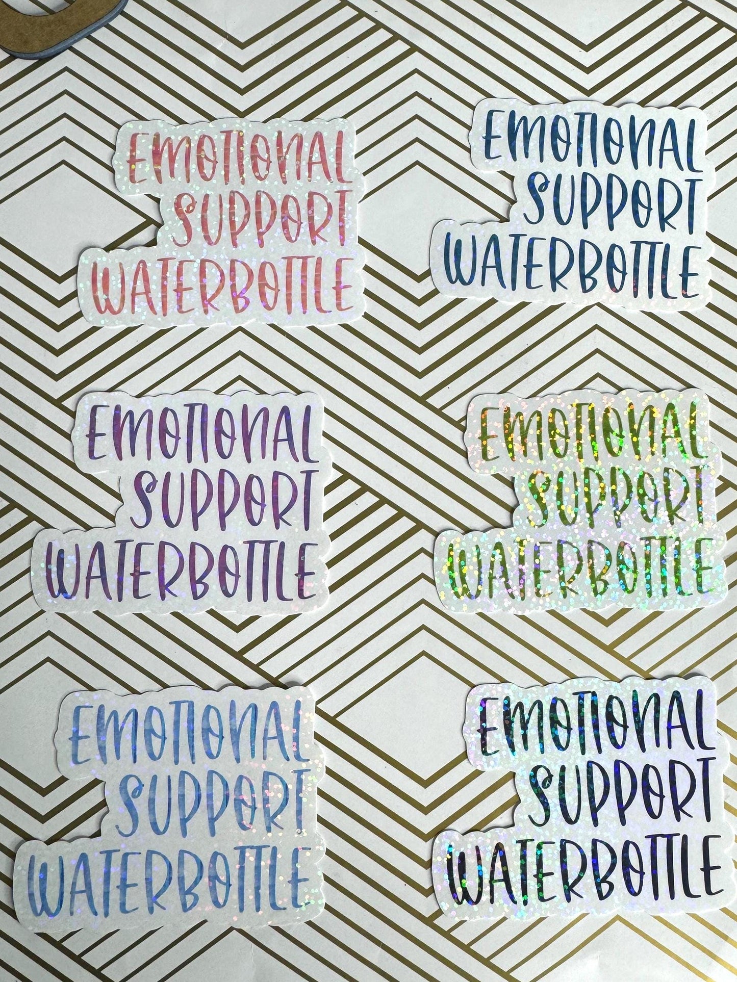 Emotional Support Beverage Stickers| Vinyl sticker
