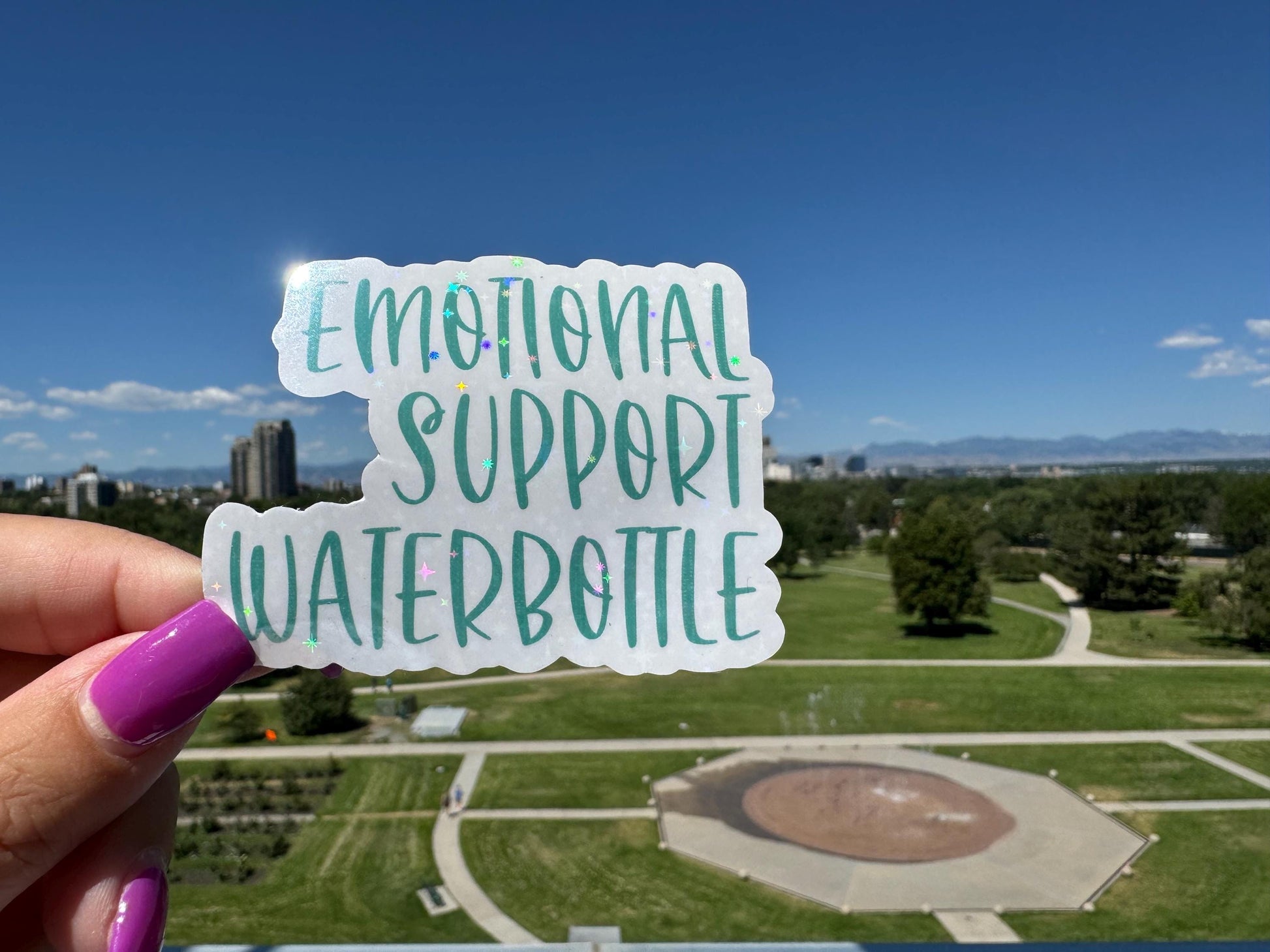 Emotional Support Beverage Stickers| Vinyl sticker