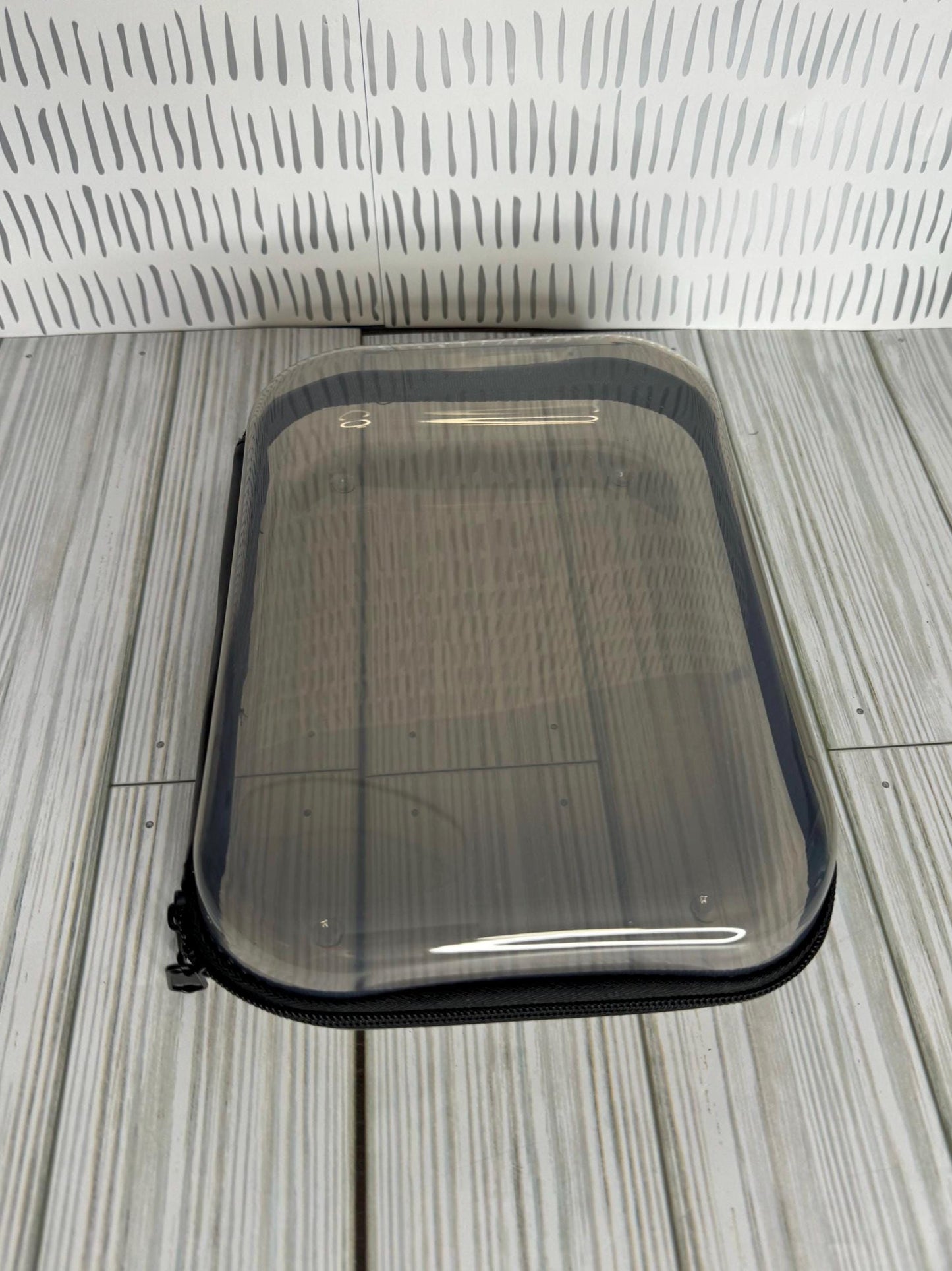 Hard Zipper Pencil Case| Clear, Teal or Black