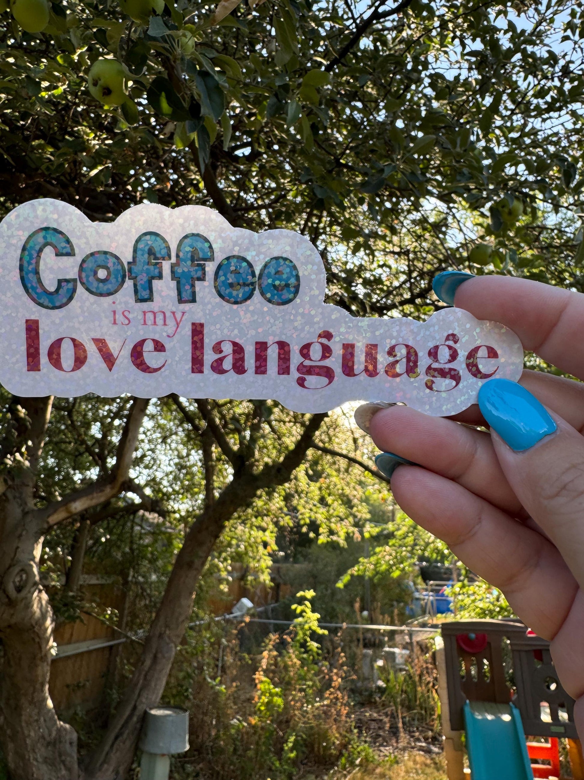 Coffee is my love language | Vinyl sticker