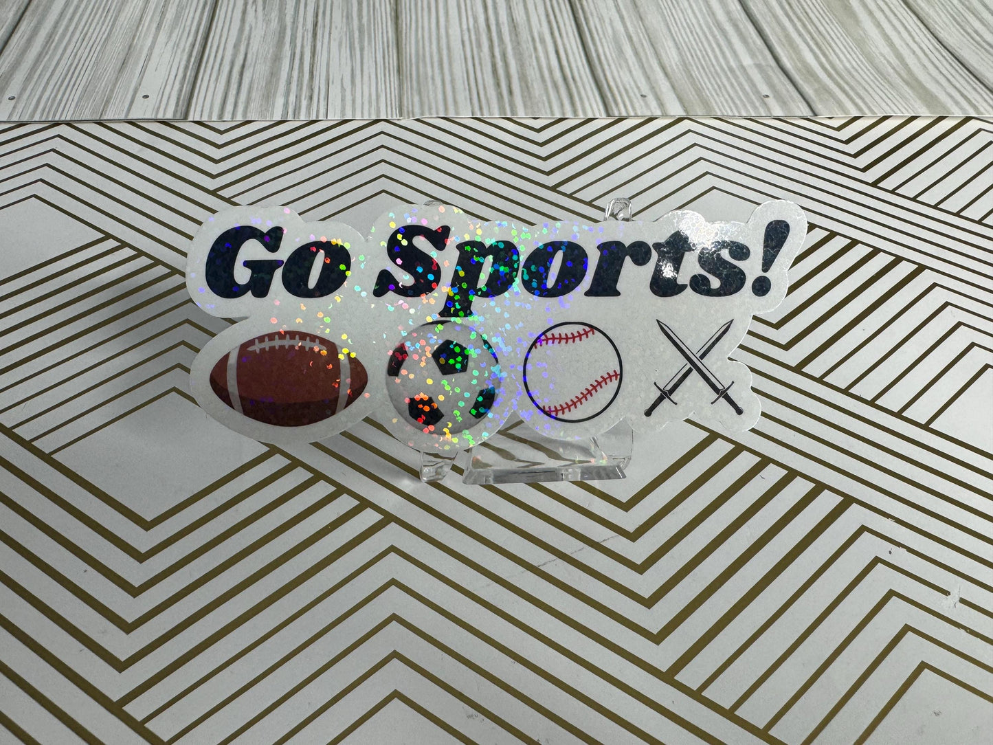 Go sports! | Vinyl sticker