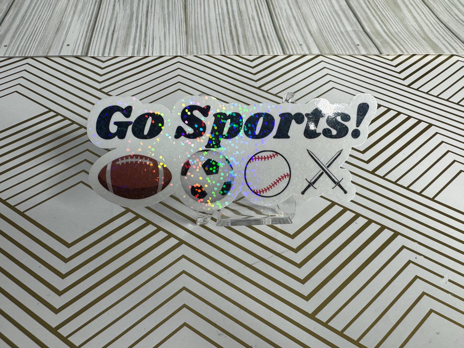 Go sports! | Vinyl sticker