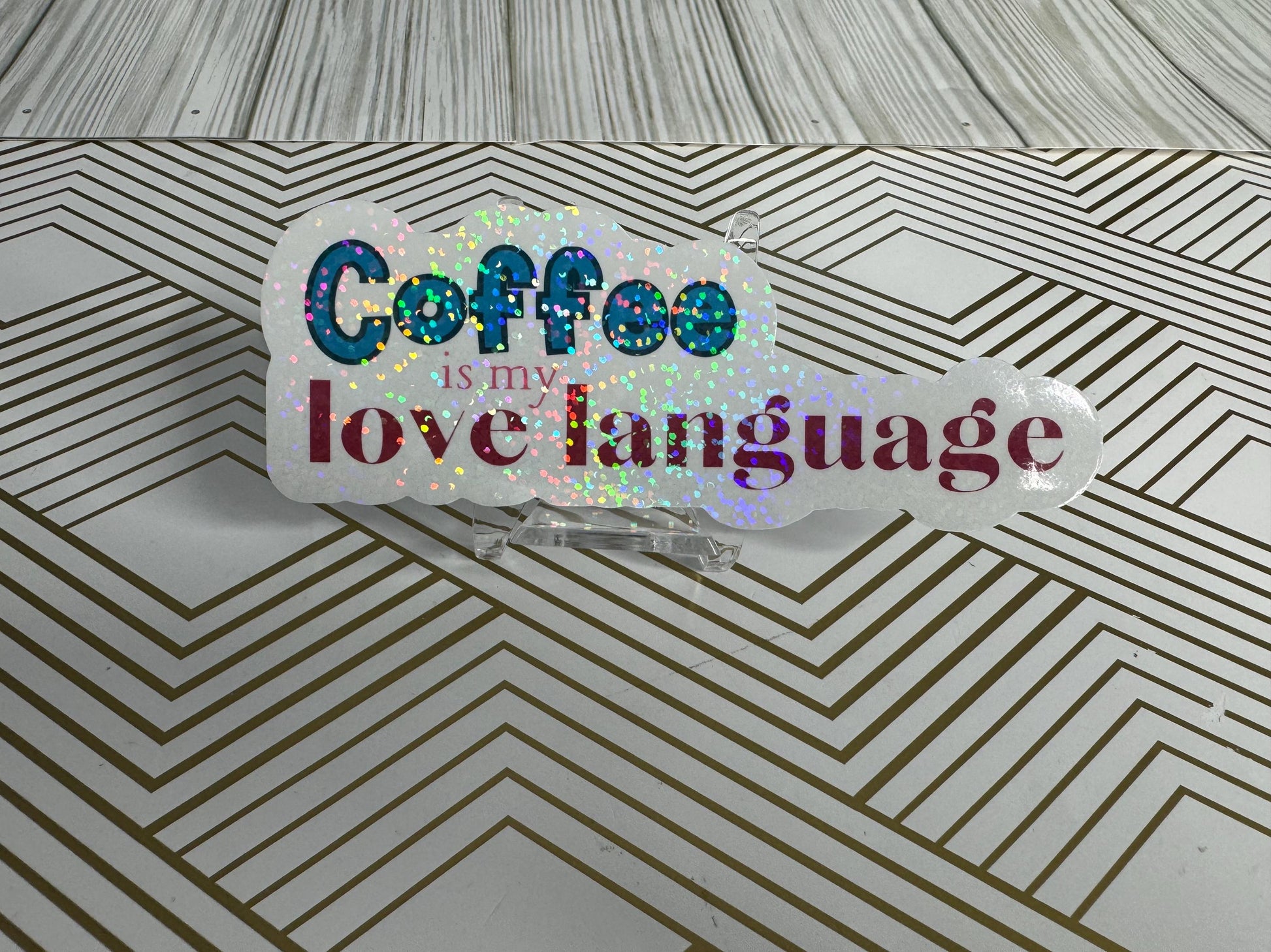 Coffee is my love language | Vinyl sticker