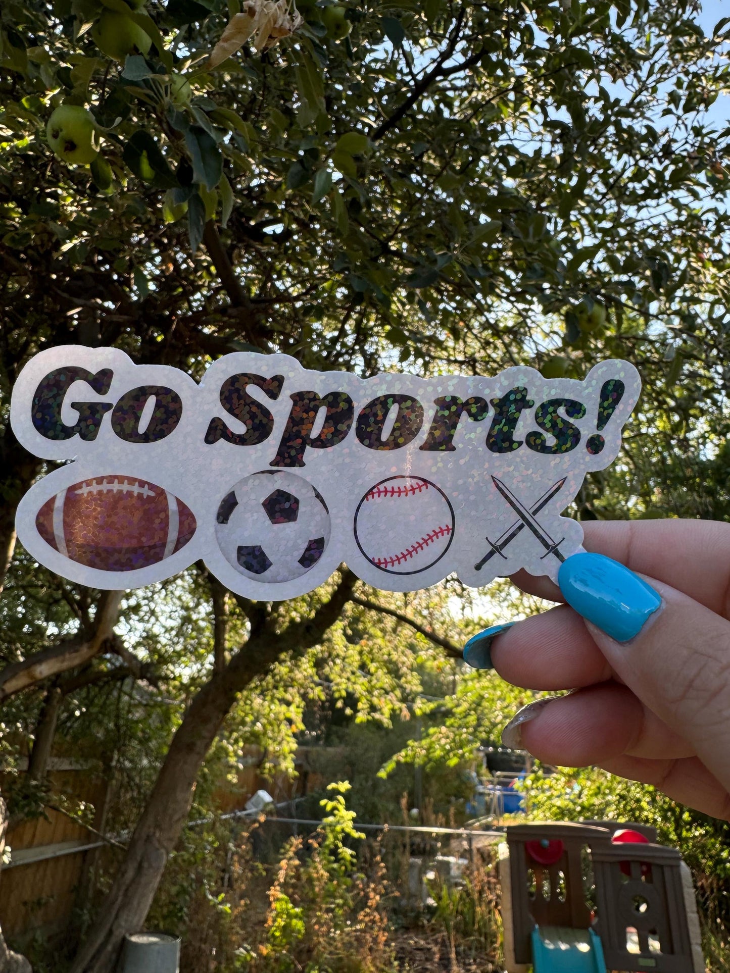 Go sports! | Vinyl sticker