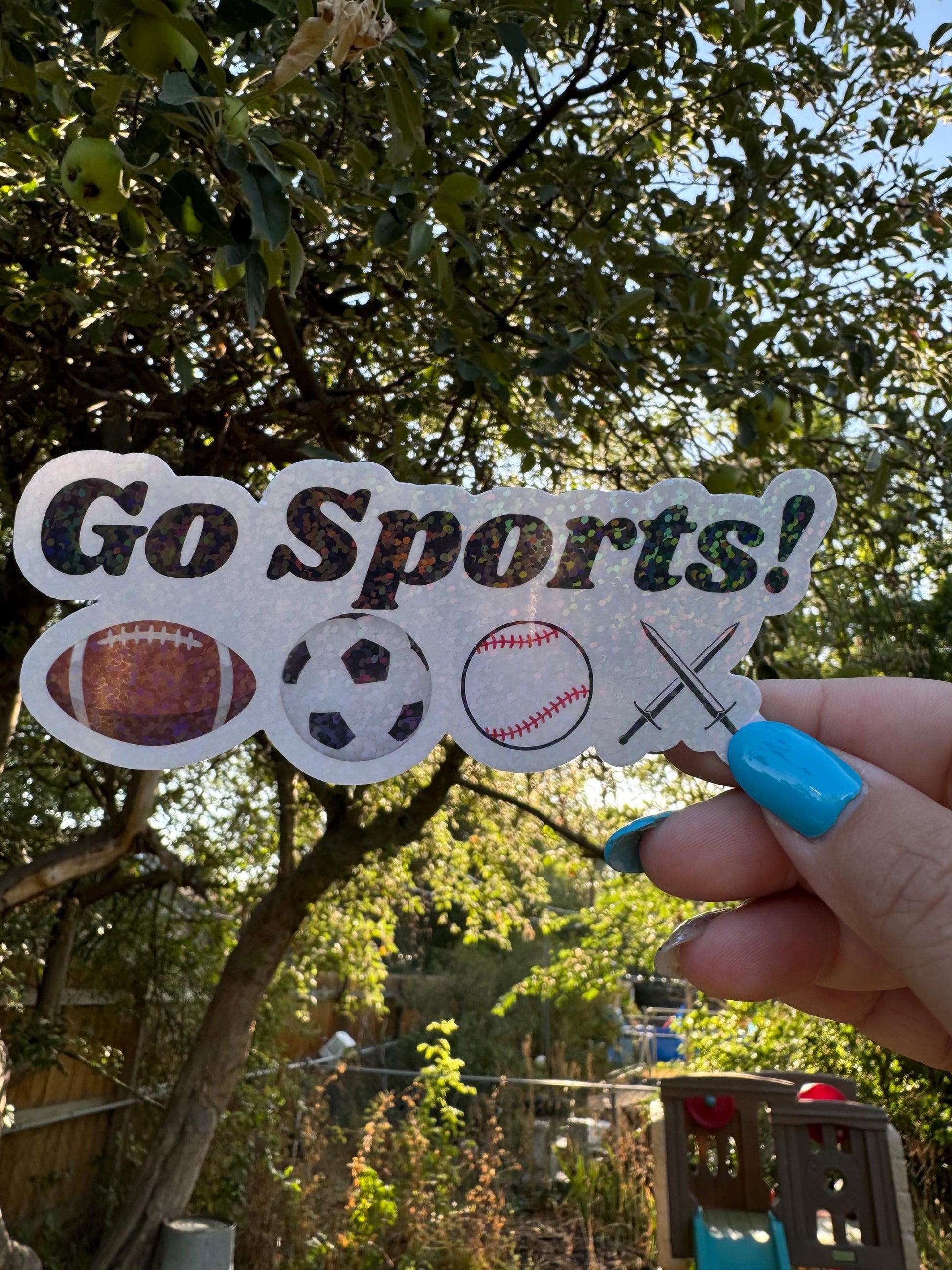 Go sports! | Vinyl sticker