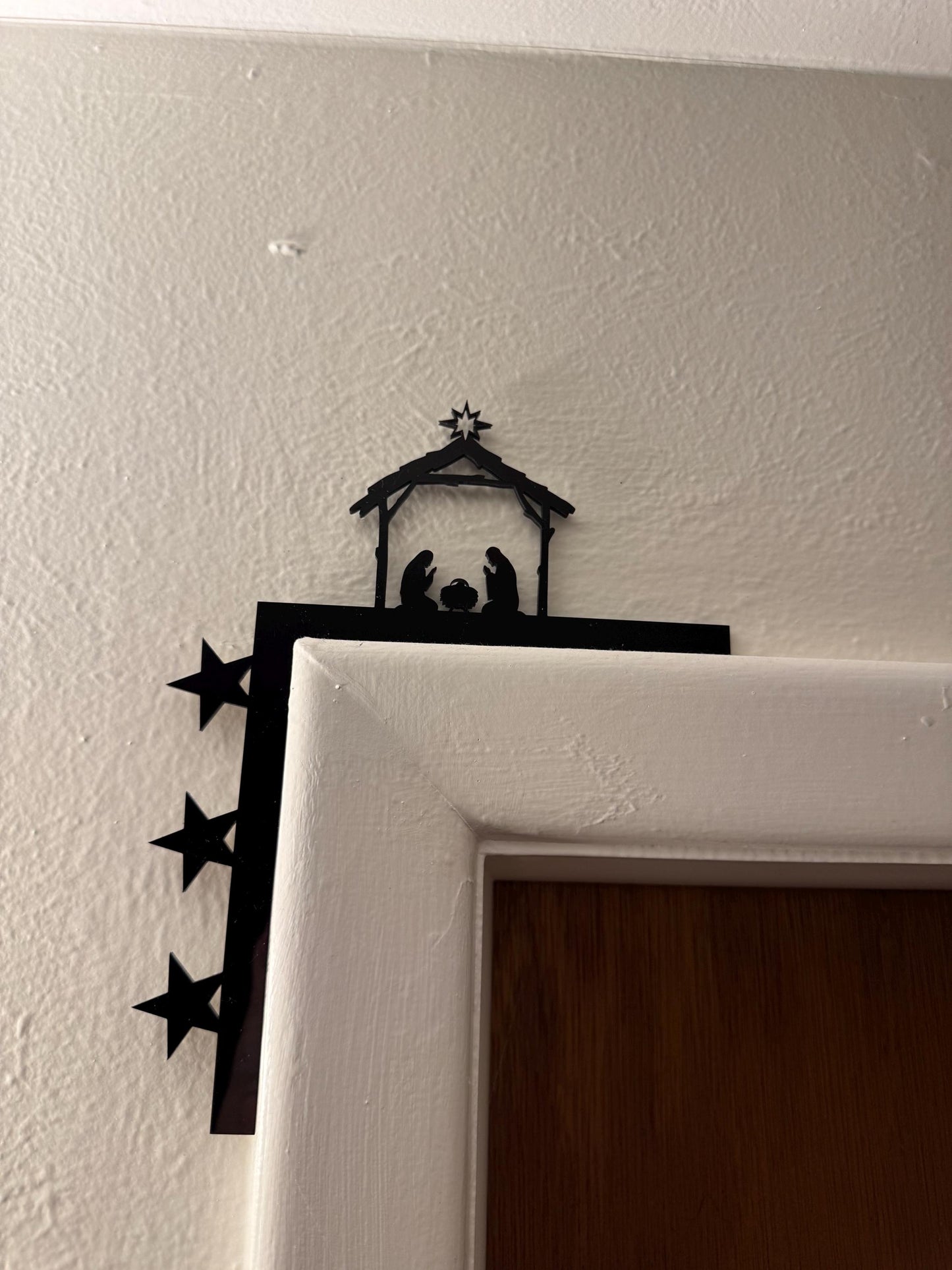 Acrylic Door Corner Decoration | Winter Door Topper | Perfect Decoration