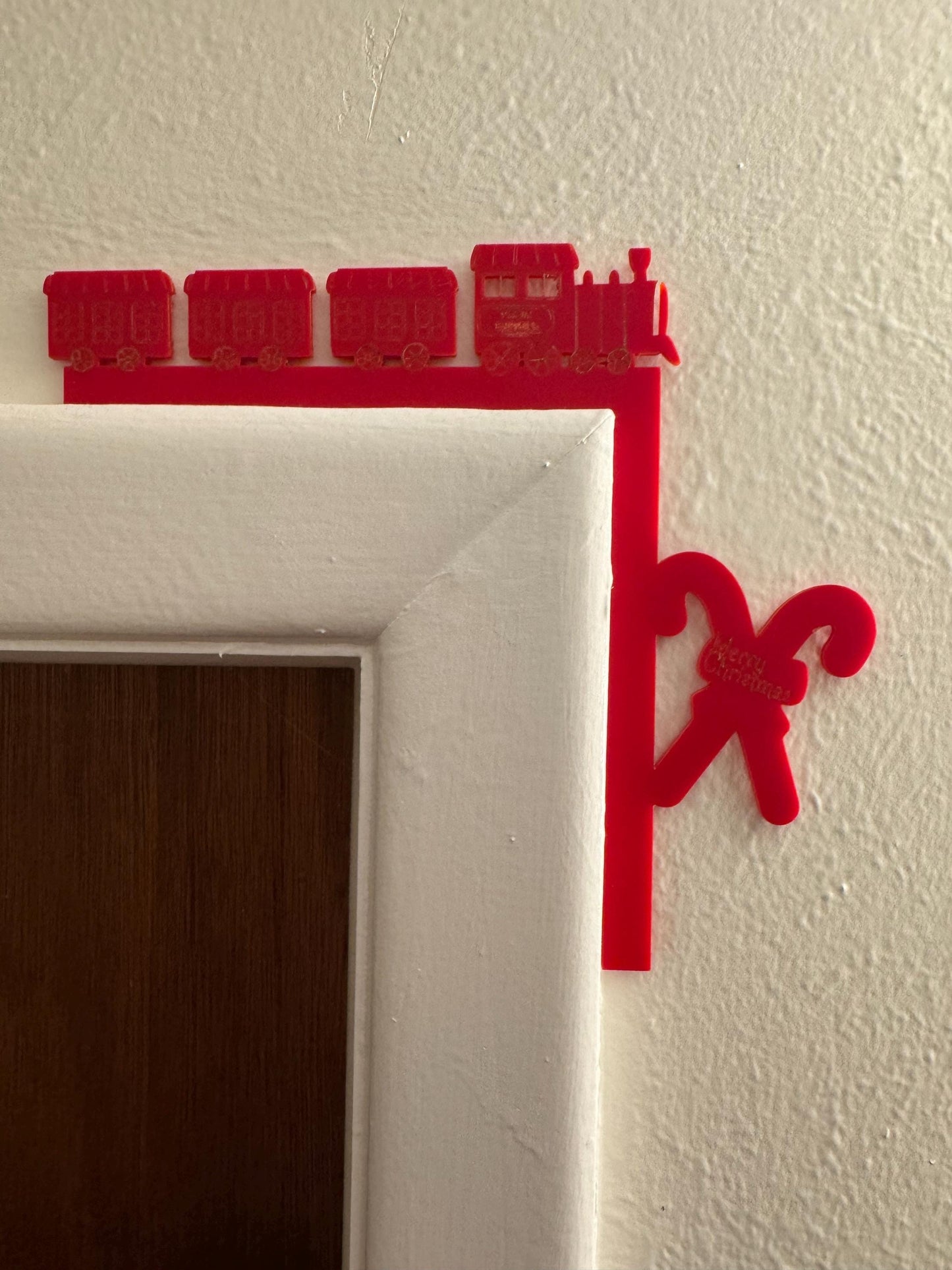 Acrylic Door Corner Decoration | Winter Door Topper | Perfect Decoration