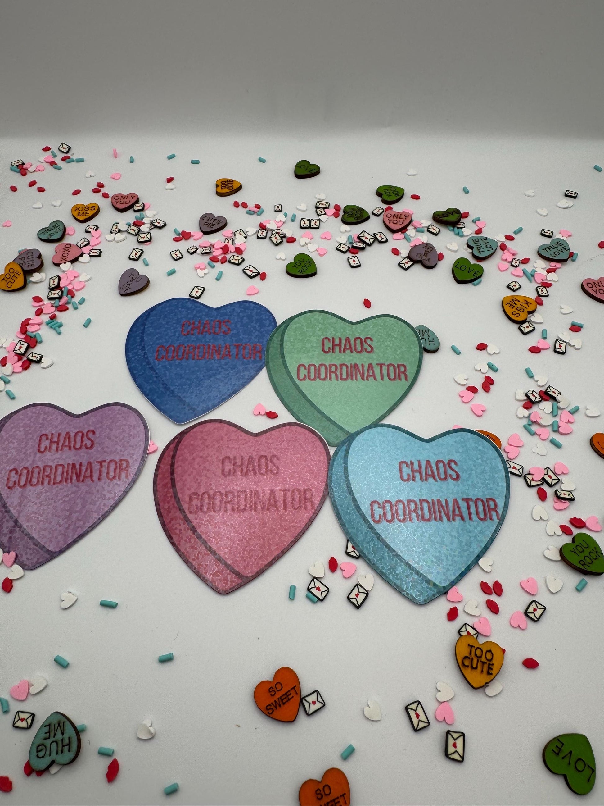Conversation Hearts | Vinyl Sticker
