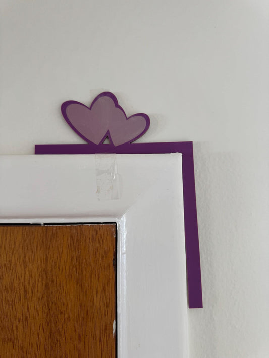 Acrylic Door Corner Decoration | Valentine's Day Door Toppers | Perfect Decoration