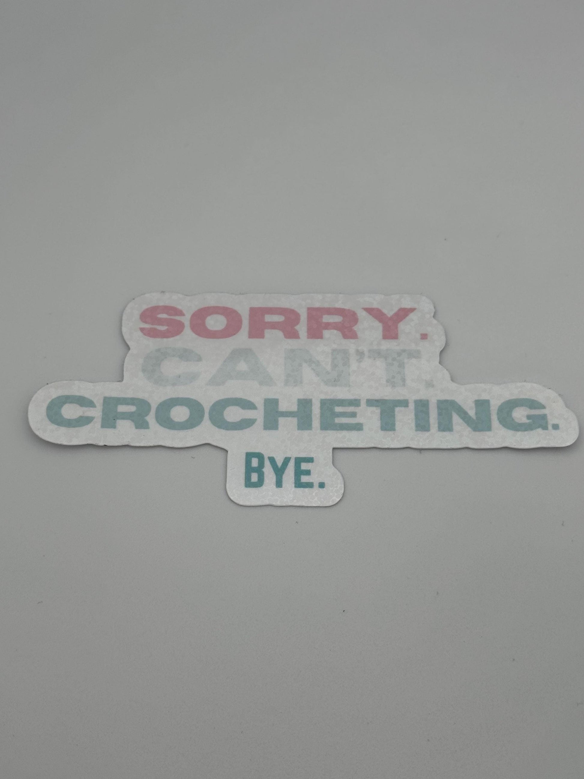 Crocheting Sticker Pack | Vinyl Stickers