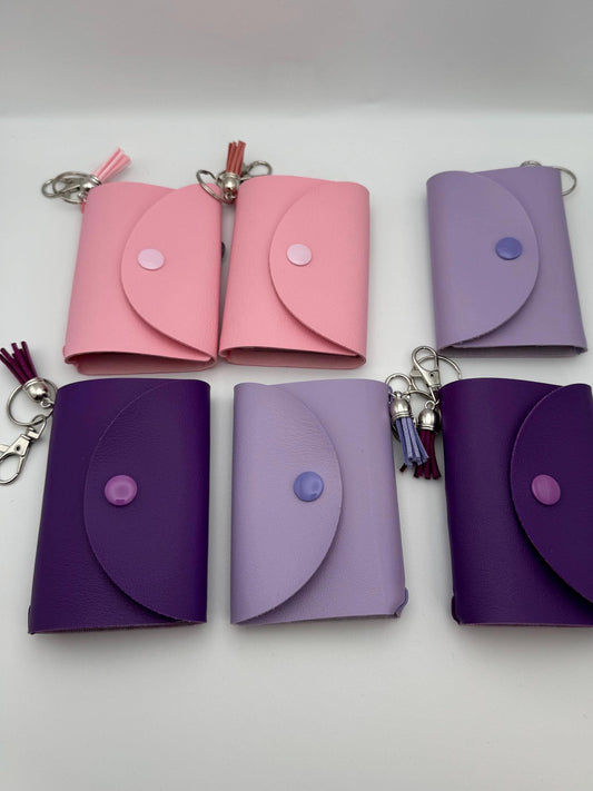 Faux Leather Photo Album Keychain | 12 Photo Album