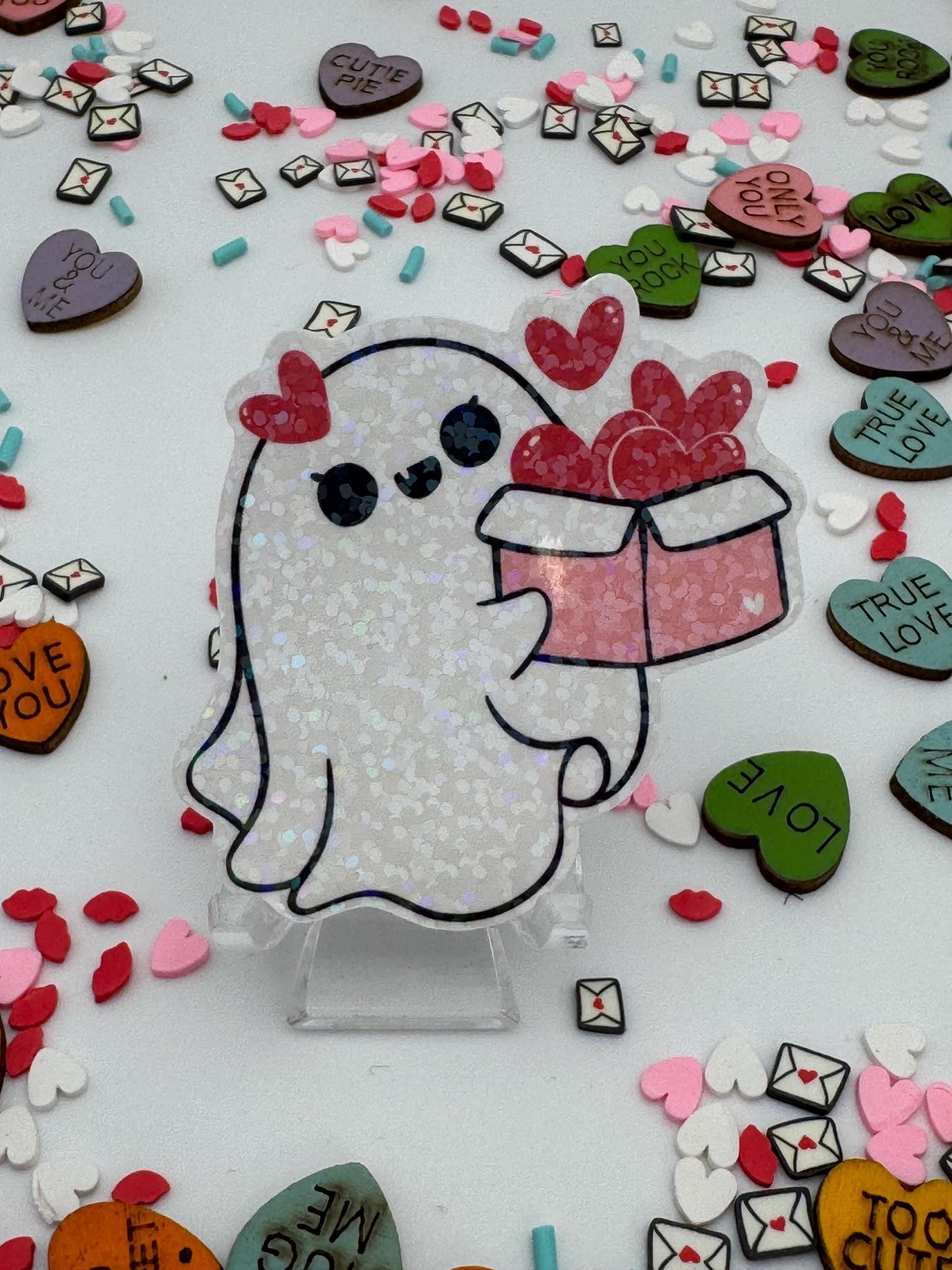 Valentine's Day Ghosts | Vinyl Sticker Pack