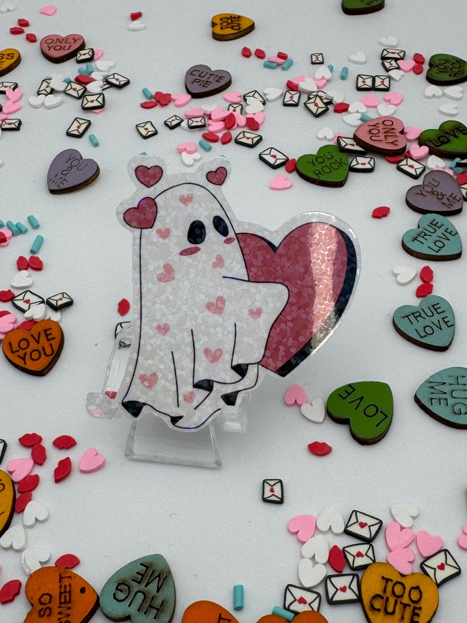 Valentine's Day Ghosts | Vinyl Sticker Pack