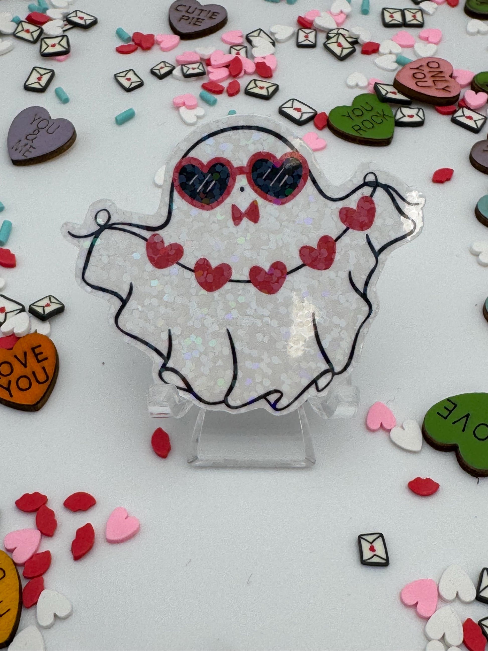 Valentine's Day Ghosts | Vinyl Sticker Pack