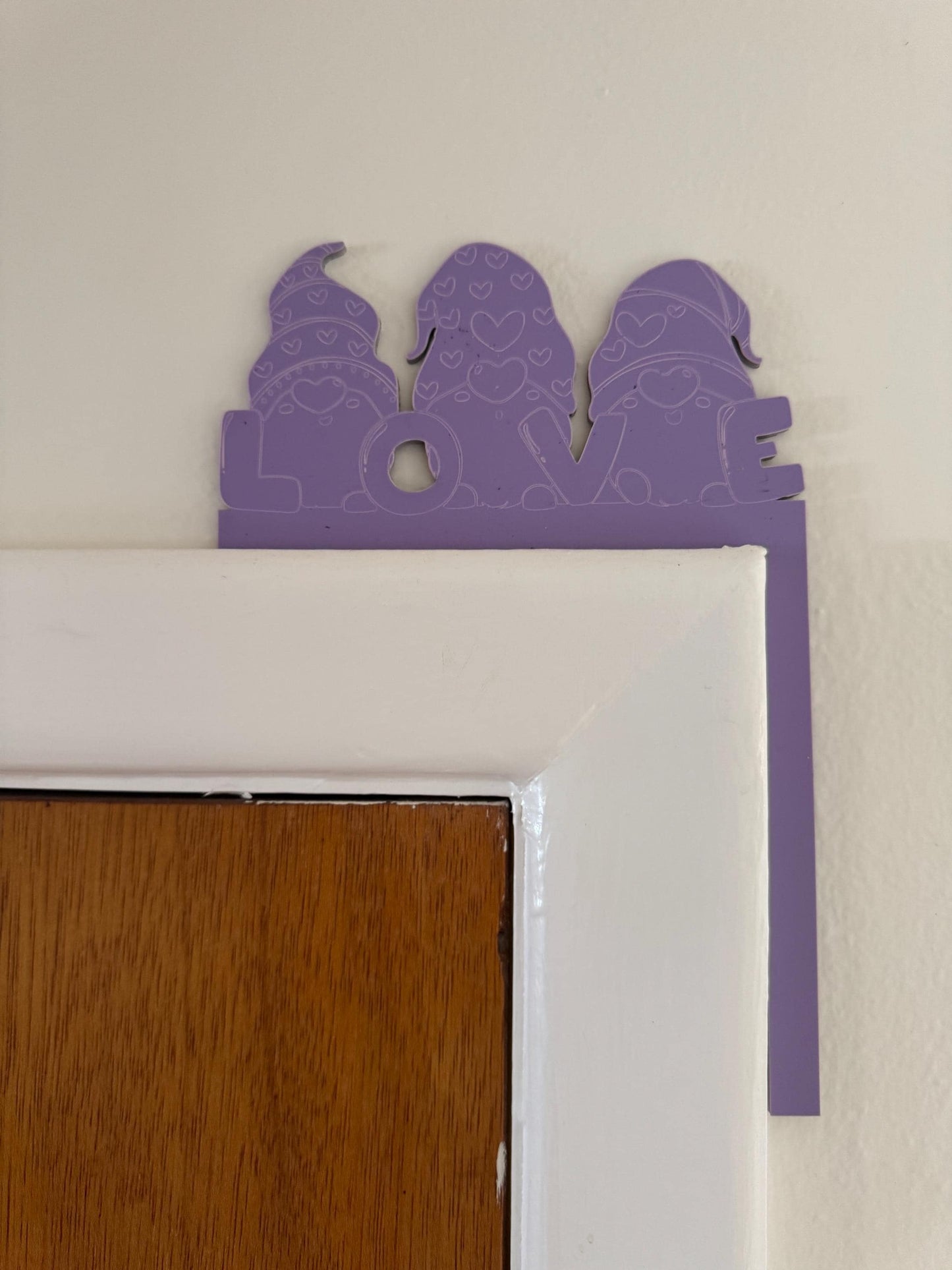 Acrylic Door Corner Decoration | Valentine's Day Door Toppers | Perfect Decoration