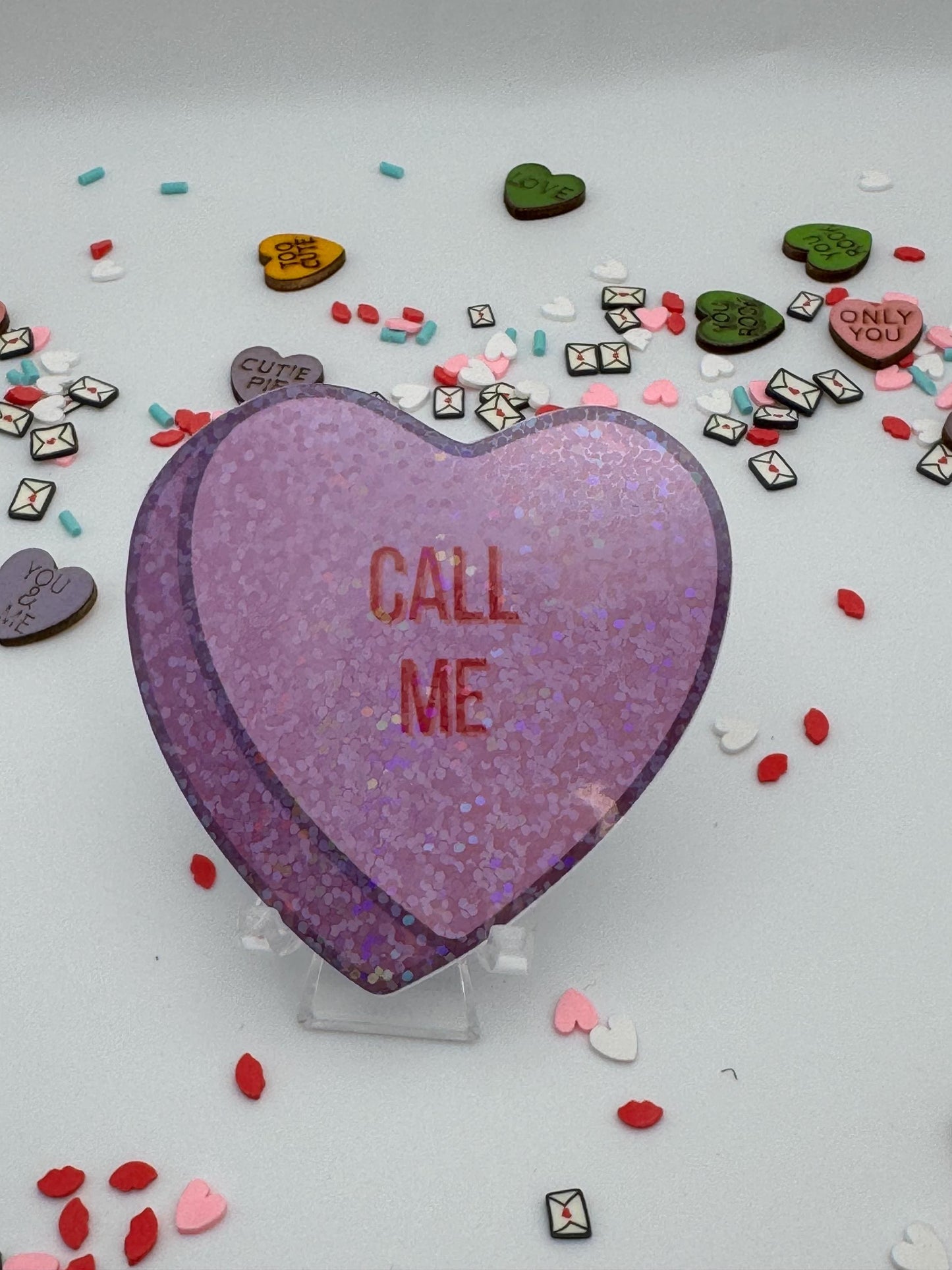 Conversation Hearts | Vinyl Sticker