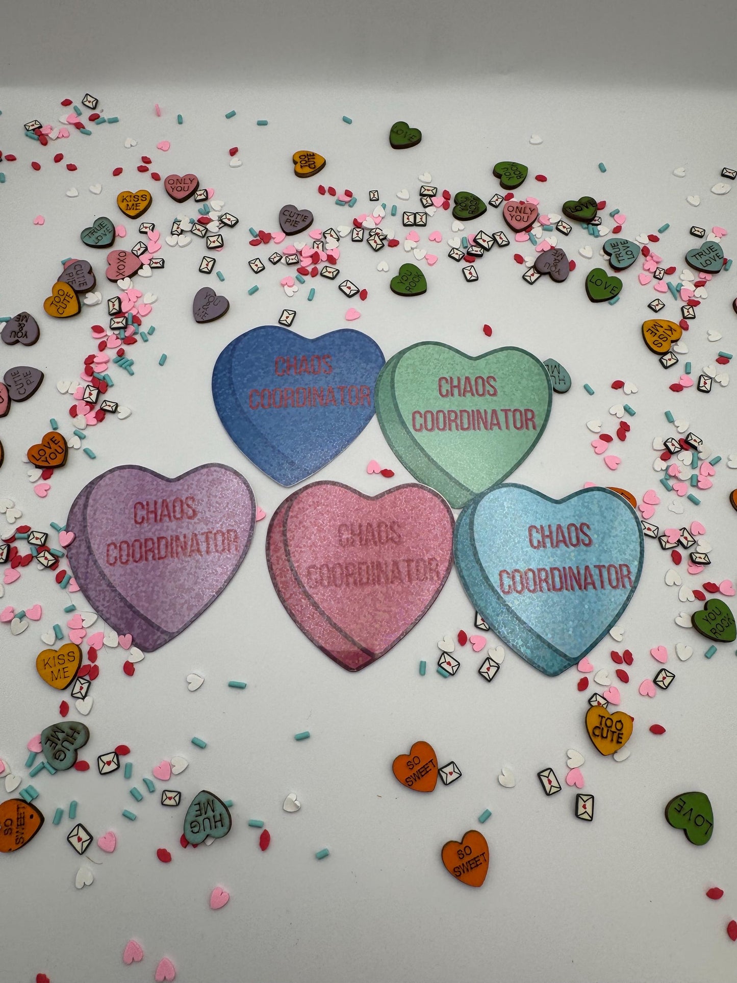 Conversation Hearts | Vinyl Sticker