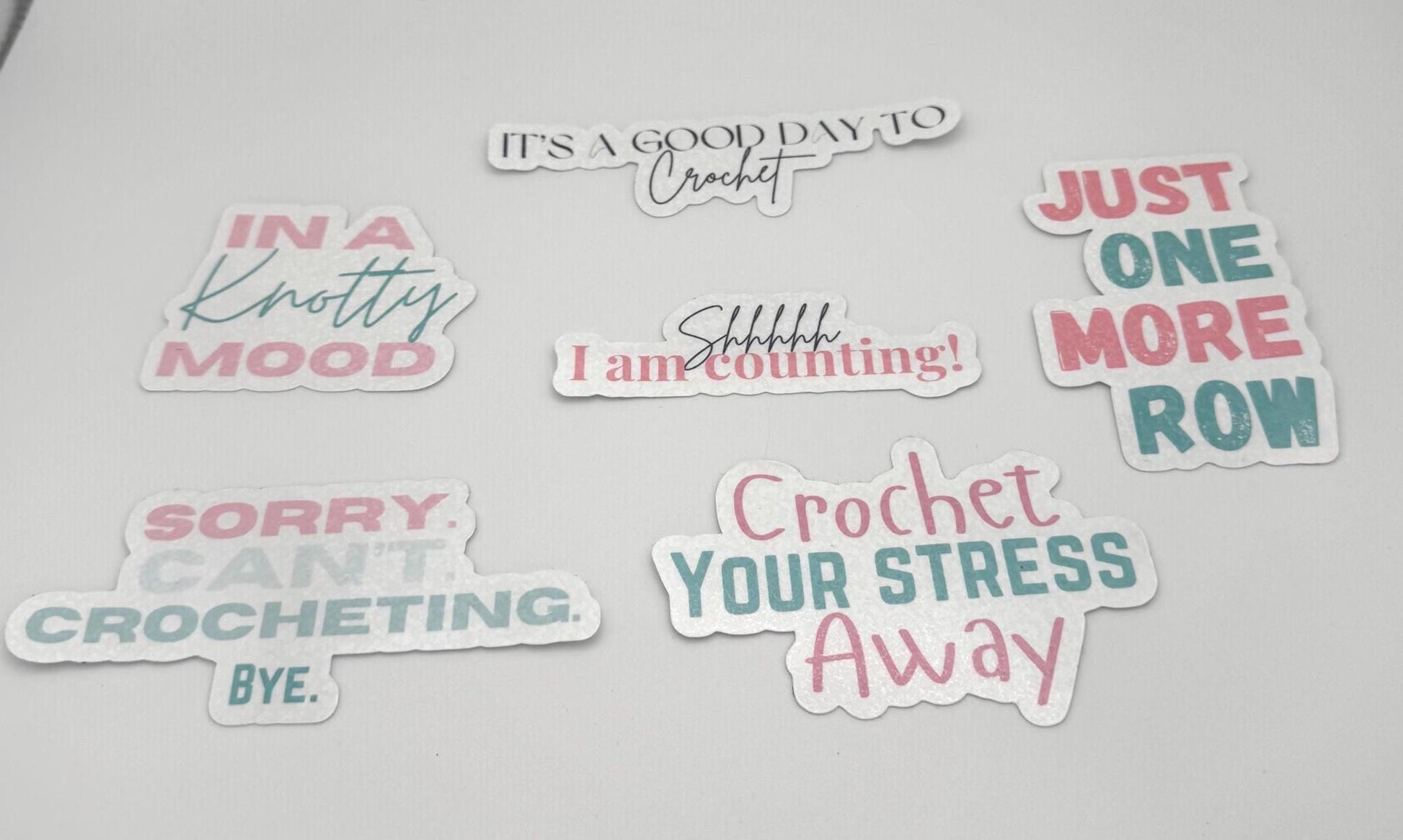 Crocheting Sticker Pack | Vinyl Stickers