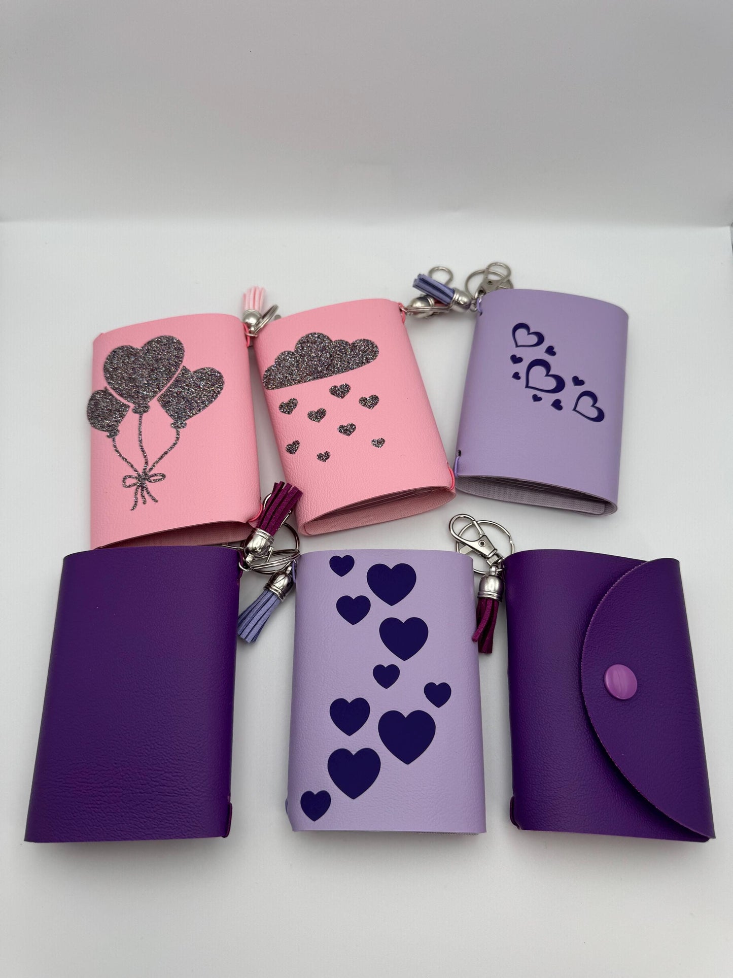 Faux Leather Photo Album Keychain | 12 Photo Album