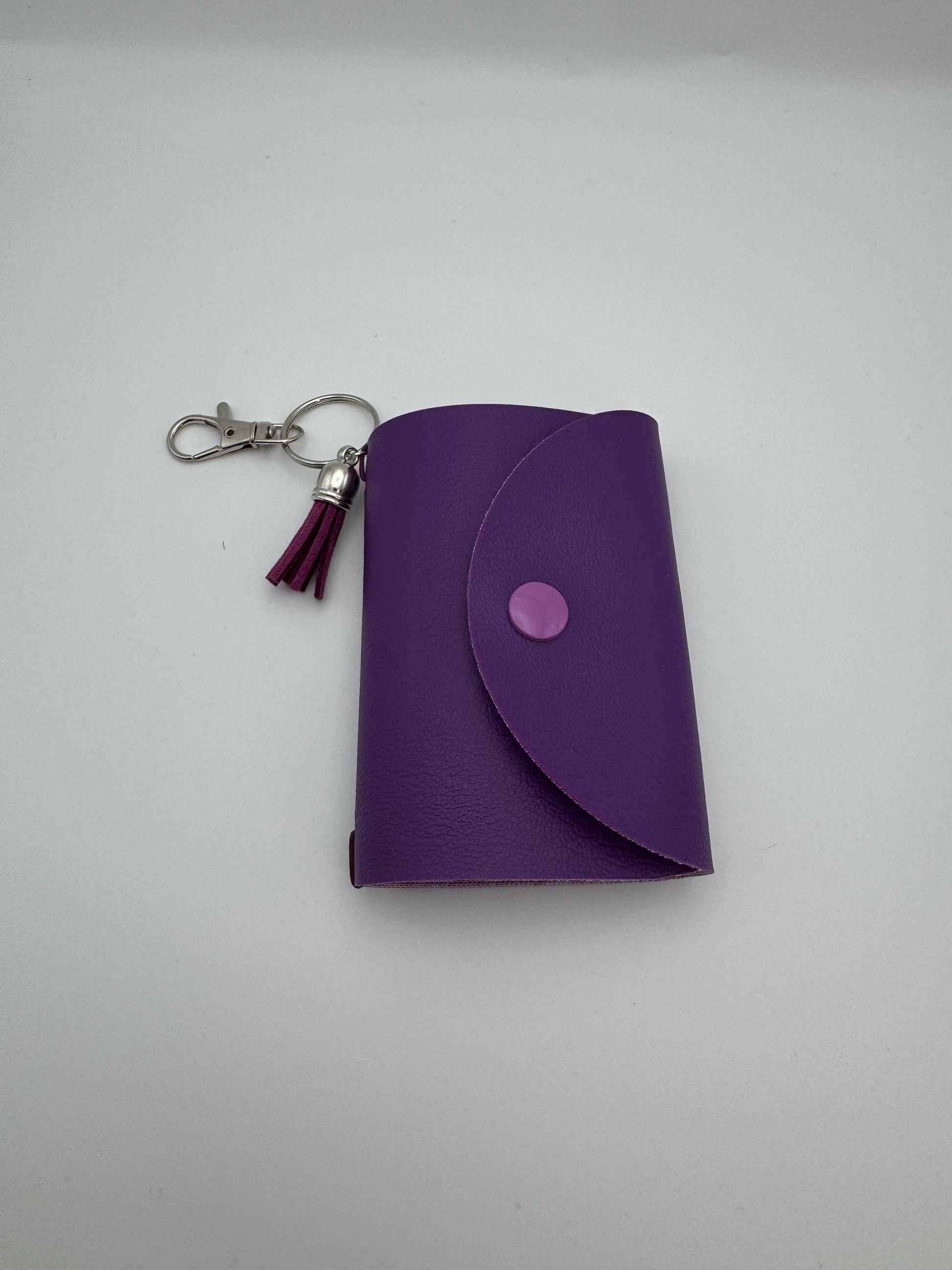 Faux Leather Photo Album Keychain | 12 Photo Album