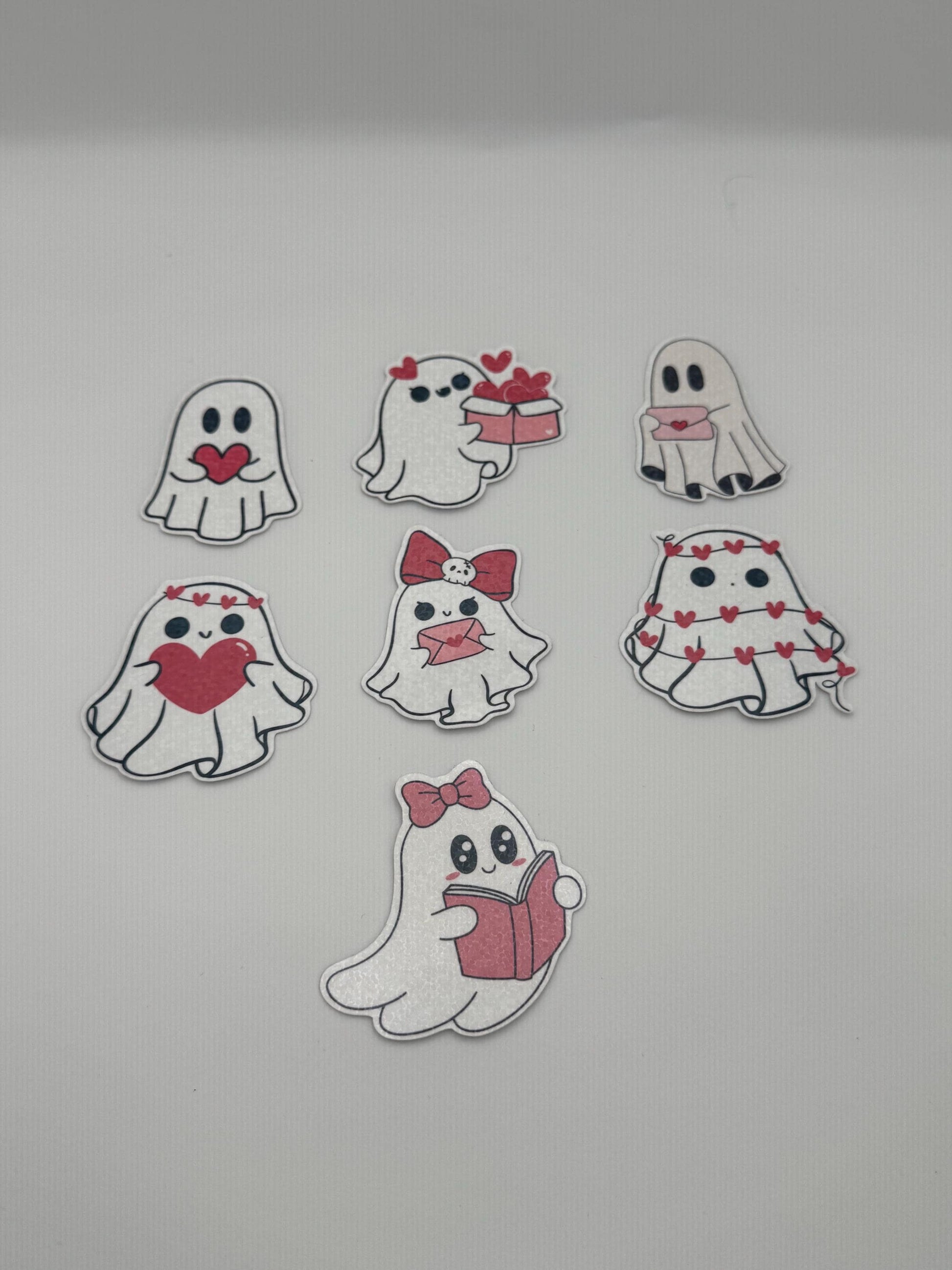 Valentine's Day Ghosts | Vinyl Sticker Pack