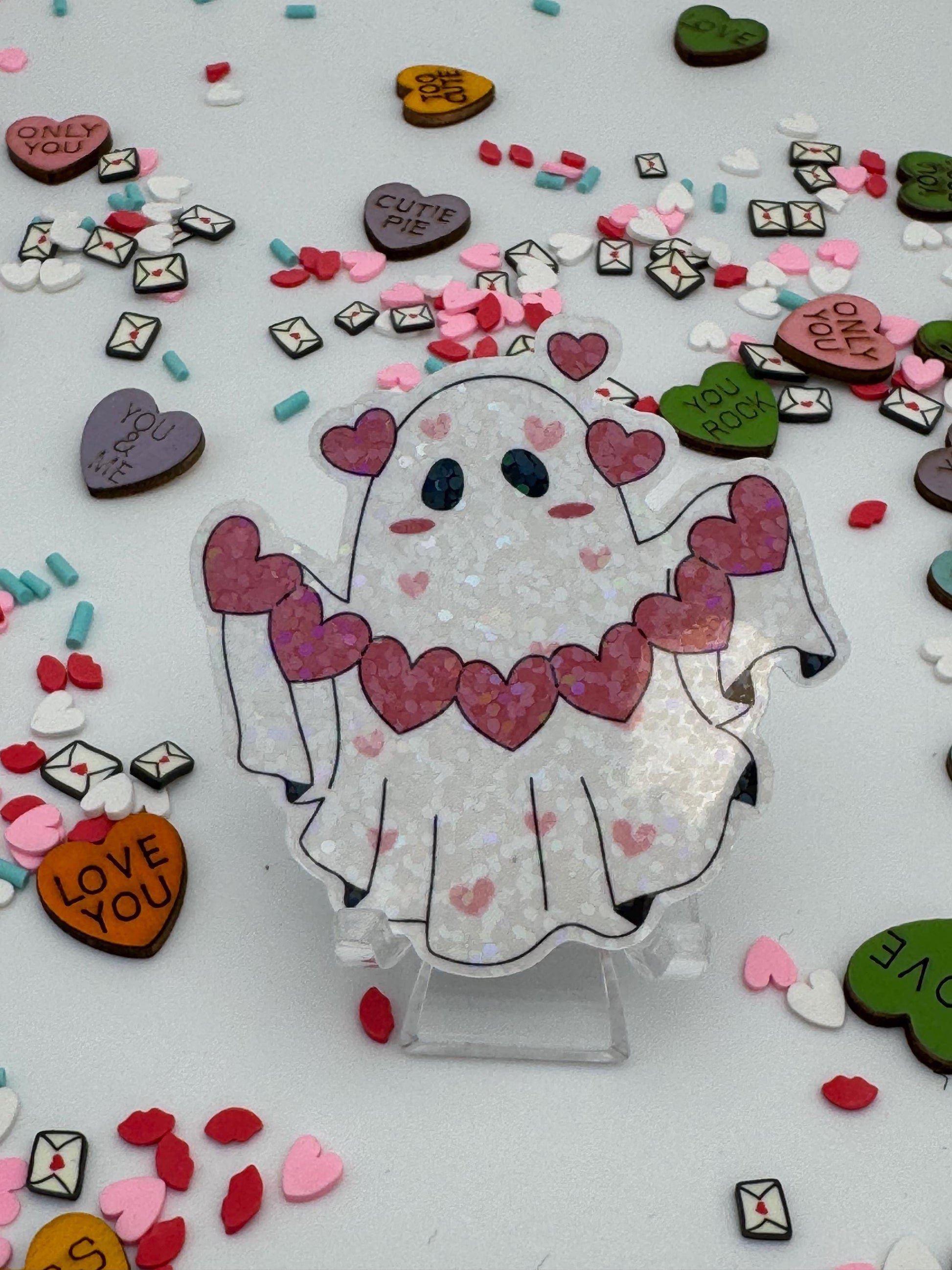 Valentine's Day Ghosts | Vinyl Sticker Pack