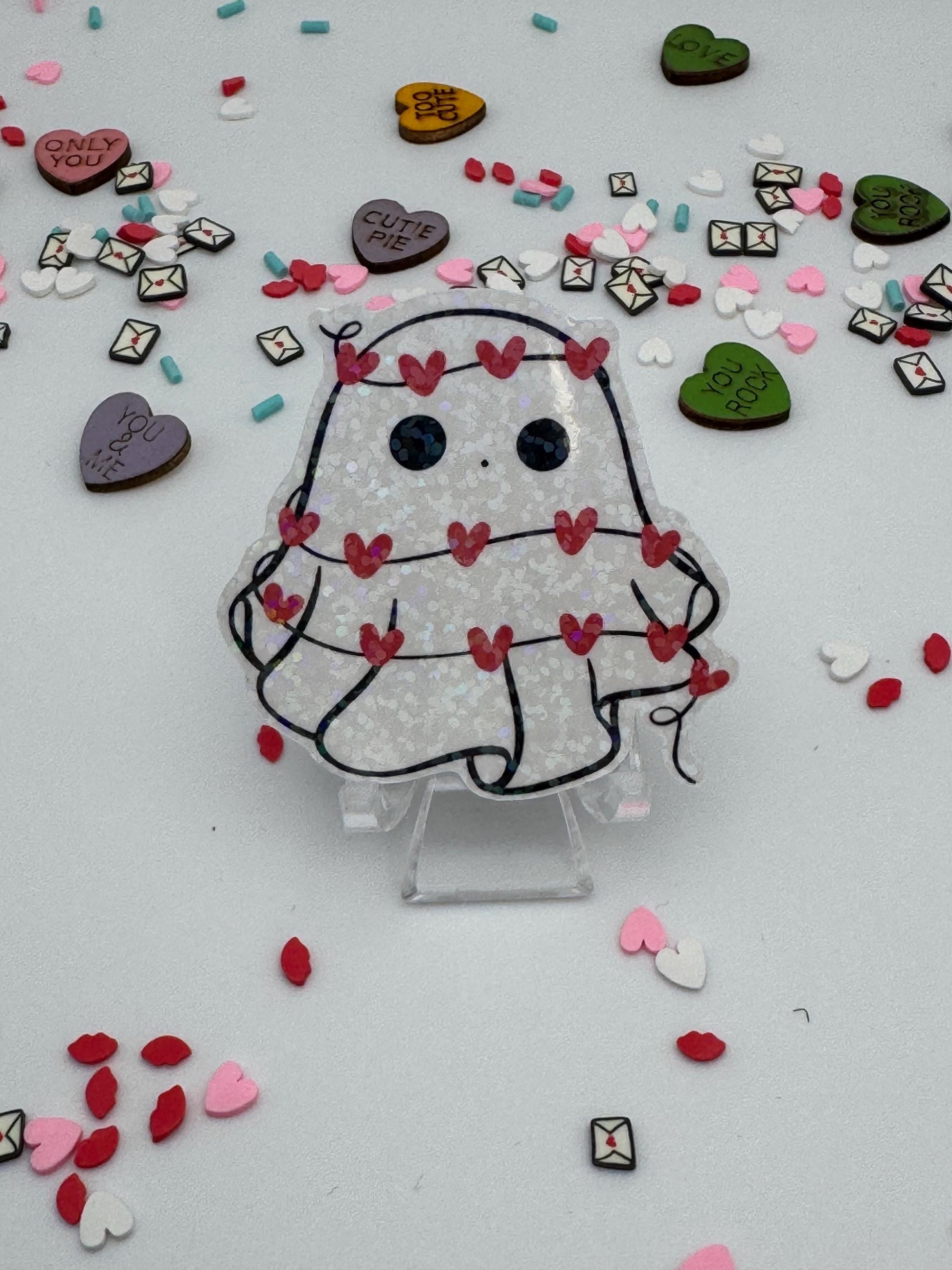Valentine's Day Ghosts | Vinyl Sticker Pack