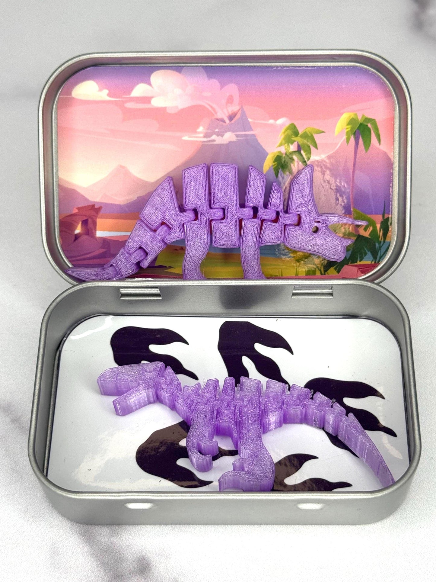 Dino World Pocket Playset Tin – Screen-Free Dinosaur Travel Toy